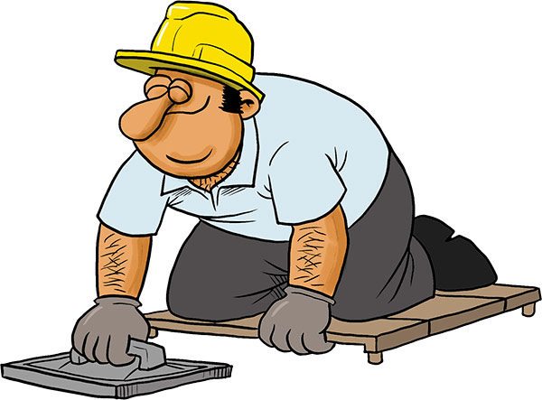 Dekorativni beton, ilustracija